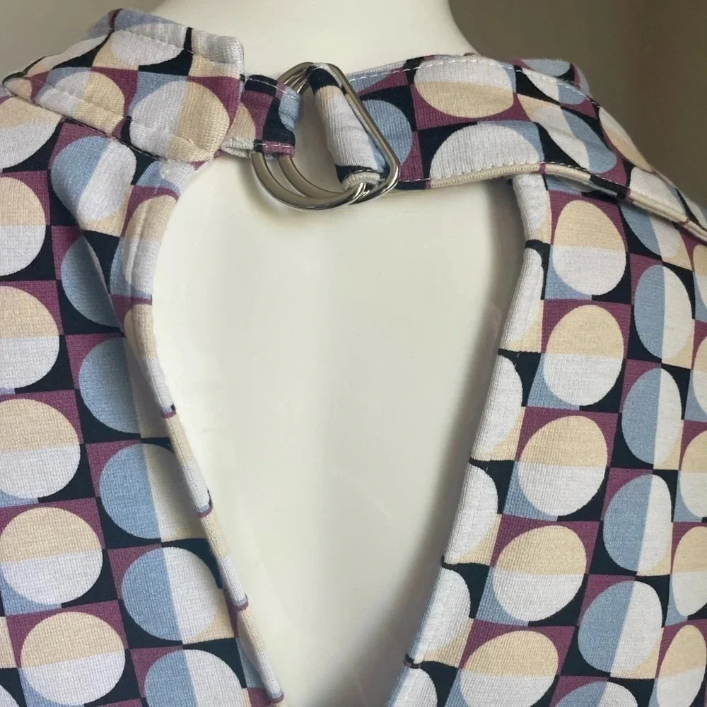 United colors of Benetton cotton mini dress, multicolor Size Small - Picture 6 of 11